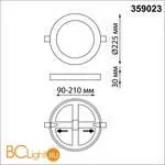 Встраиваемый светильник Novotech Span 359023 - Фото 1