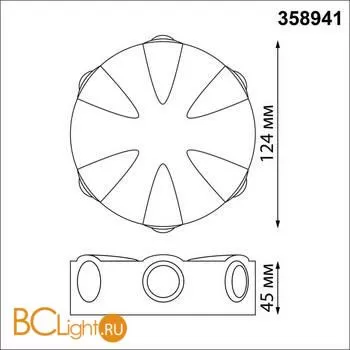 Уличный настенный светильник Novotech Street 358941 - Фото 1