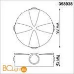 Уличный настенный светильник Novotech Street 358938 - Фото 1