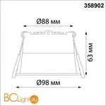 Встраиваемый светильник Novotech TRAN 358902 - Фото 1