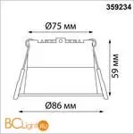 Встраиваемый светильник Novotech TRAN 359234 - Фото 1