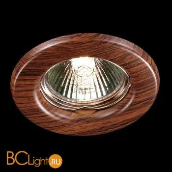 Встраиваемый спот (точечный светильник) Novotech Wood 369714