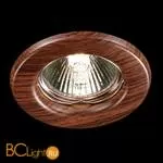 Встраиваемый спот (точечный светильник) Novotech Wood 369714