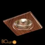 Встраиваемый спот (точечный светильник) Novotech Wood 369717