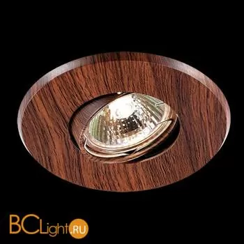 Встраиваемый спот (точечный светильник) Novotech Wood 369710