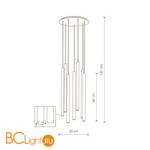 Подвесной светильник Nowodvorski Laser 490 8920 - Схема