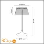 Настольная лампа Odeon Light Abel 4108/7TL - Схема