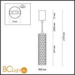 Подвесной светильник Odeon Light Ad astrum 4287/1 - Фото 1