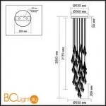 Люстра Odeon Light AFALINA 5442/137L - Фото 1