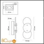 Настенный светильник Odeon Light AGATE new 7065/10WLB - Фото 0