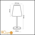Настольная лампа Odeon Light Aircy 2440/1T - Схема