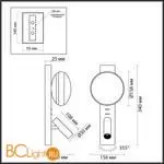 Настенный светильник Odeon Light ALBERGO 7163/9WL - Фото 0