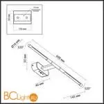 Настенный светильник Odeon Light ALEDO 6634/7WL - Фото 0