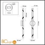 Настенный светильник Odeon Light ALETTA new 6694/6WL - Фото 0