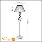 Торшер Odeon Light Alta 2611/1F - Схема