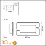 Настенный светильник Odeon Light Amafo 2721/6WL - Схема