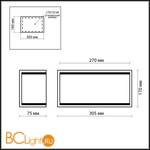 Настенный светильник Odeon Light Apika 2422/1W - Схема