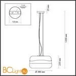 Подвесной светильник Odeon Light Apile 4813/1 - Фото 2