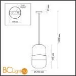 Подвесной светильник Odeon Light Apile 4814/1A - Фото 2