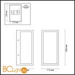 Настенный светильник Odeon Light Argos 4165/1W - Схема