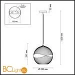 Подвесной светильник Odeon Light Astea 4749/1 - Фото 2