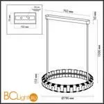 Подвесной светильник Odeon Light Asturo 4993/80L - Фото 1