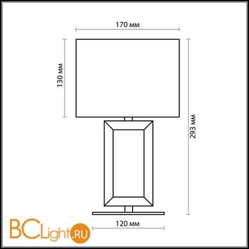 Настольная лампа Odeon Light Atolo 2197/1T - Схема