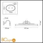 Подсветка для картин Odeon Light Bacca 4905/8WL - Фото 1