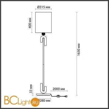 Торшер Odeon Light Bagel 5410/1F - Фото 1