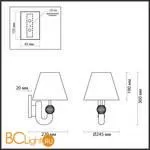 Бра Odeon Light Bagel 5410/1W - Фото 1