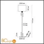 Торшер Odeon Light Bagel 5410/1FA - Фото 0