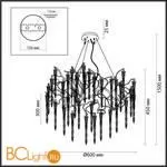 Подвесной светильник Odeon Light Banche 5004/8 - Фото 0