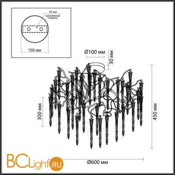 Люстра Odeon Light Banche 5004/8C - Фото 0
