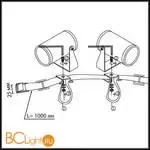 Уличный настенный светильник Odeon Light BELT 6648/1000 - Фото 0