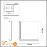 Настенный светильник Odeon Light Bernar 4624/48CL - Схема