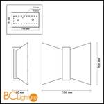 Настенный светильник Odeon Light Bilbao 3835/7WL - Схема