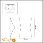 Настенный светильник Odeon Light Bilbao 3835/7WS - Схема