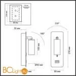 Бра с лампой для чтения Odeon Light Bill 4300/3WL - Фото 1