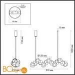 Подвесной светильник Odeon Light Bingo 4305/74L - Фото 1