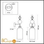 Бра Odeon Light Bizet 4855/1WA - Фото 1