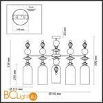 Люстра Odeon Light Bizet 4893/5C - Фото 2