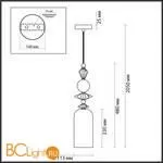 Подвесной светильник Odeon Light Bizet 4855/1 - Фото 1