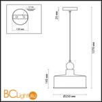 Подвесной светильник Odeon Light Bolli 4090/1 - Схема