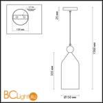 Подвесной светильник Odeon Light Bolli 4091/1 - Схема