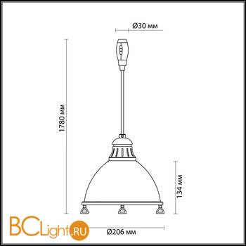 Трековая система Odeon Light Breta 3807/1A - Схема