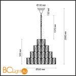 Подвесной светильник Odeon Light Brittani 4119/15 - Схема