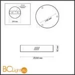 Крепление Odeon Light Brizzi 4244/3MN - Фото 0