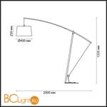 Торшер Odeon Light Bronx 4060/1F - Схема