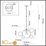 Подвесной светильник Odeon Light Bubbles 4802/12LB - Фото 2