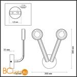 Бра Odeon Light Buttons 3862/20WL - Схема